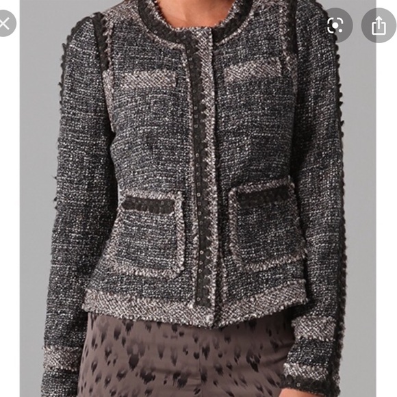 SALE⭐️⭐️⭐️Rebecca Taylor Boucle Wool Jacket - Picture 1 of 8